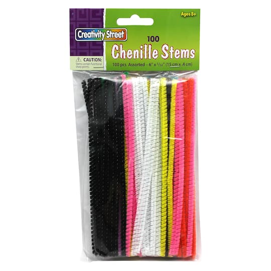 Pacon&#xAE; Creativity Street&#xAE; 6&#x201D; Assorted Color Chenille Stems, 24 Pack Bundle